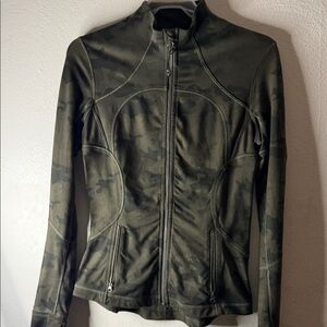 Lululemon Camouflage full zip logo Jacket for Women